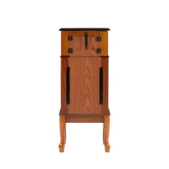 Marie Jewelry Armoire Oak - Powell Company -Baxton Studio Shop GUEST f5ff3445 843c 478f 920f 2149a3f881fa