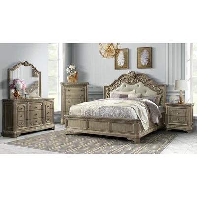 Queen Berlin Panel Bed Bronze - Picket House Furnishings 2 Queen Berlin Panel Bed Bronze - Picket House Furnishings - Image 2