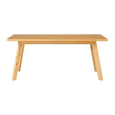 73" Shelburne Dining Table Warm Natural - Alaterre Furniture 2 73" Shelburne Dining Table Warm Natural - Alaterre Furniture - Image 2