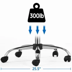 Yaheetech Office Chair Big And Tall Desk Chair Padded Armrests 17 Yaheetech Office Chair Big And Tall Desk Chair Padded Armrests -Baxton Studio Shop GUEST f6ba9f8e 57da 4de8 803f fcca4e1dd259