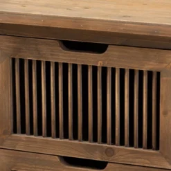 Clement 2 Drawer Wood Spindle Nightstand Brown - Baxton Studio 10 Clement 2 Drawer Wood Spindle Nightstand Brown - Baxton Studio -Baxton Studio Shop GUEST f7bc5cbd 895e 45fa a4d0 e253700615d9