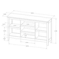 32" Carson Horizontal Bookcase With Adjustable Shelves - Threshold 10 32" Carson Horizontal Bookcase With Adjustable Shelves - Threshold -Baxton Studio Shop GUEST f881ab9a 25cd 41d7 9c39 58602d8adf48