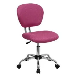 Emma And Oliver Mid-Back Mesh Padded Swivel Task Office Chair With Chrome Base -Baxton Studio Shop GUEST f97837b5 db87 48d2 b75b 18b6ac4d0c00