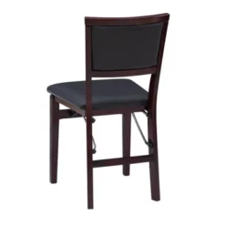 2pc Claire Folding Chair Espresso - Linon -Baxton Studio Shop GUEST f98994a6 9a96 4eea 8f52 9139d7260687