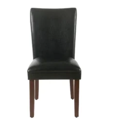Set Of 2 Parsons Dining Chair Faux Leather - Homepop -Baxton Studio Shop GUEST f9af881e 52d2 49eb 93a9 ed1660d4ba98