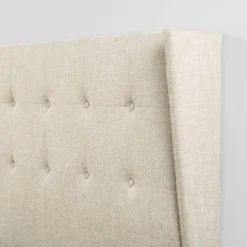 Full Athena Wingback Platform Bed Frame Light Beige - Zinus -Baxton Studio Shop GUEST f9bc2592 3ff3 4046 aeb7 a6ef6b55a254