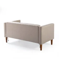 54" Pascal Loveseat Sofa With USB Oatmeal - Zinus -Baxton Studio Shop GUEST f9e130d9 e0d8 43b2 8c1d 9223bd73657b
