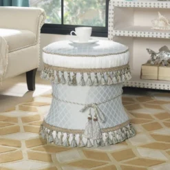 Jennifer Taylor Home Leona Decorative Ottoman -Baxton Studio Shop GUEST fa94fa2f 4e66 4ac0 83e2 a28e0451121b