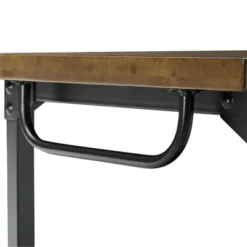 Kane Multifunction Cart Rustic Antique Oak/Black - Dorel Living -Baxton Studio Shop GUEST fa998d3c f475 48b5 9dc6 e1c10c217fb0