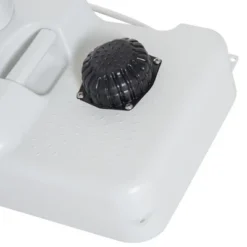 Kleankin Portable Camping Sink Hand Wash Station Basin 4.5 Gallon Tank 6.3 Gallon Recovery Tank & Soap Dispenser For RV, Outdoor, Indoor, HDPE, White -Baxton Studio Shop GUEST fa9c3489 33ca 4f96 9a39 f07576554717