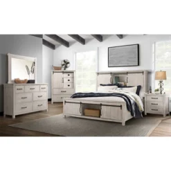 5pc King Jack Platform Storage Bedroom Set White - Picket House Furnishings 22 5pc King Jack Platform Storage Bedroom Set White - Picket House Furnishings -Baxton Studio Shop GUEST fbb084fa 2b8a 45f3 be08 6d26d4409bba