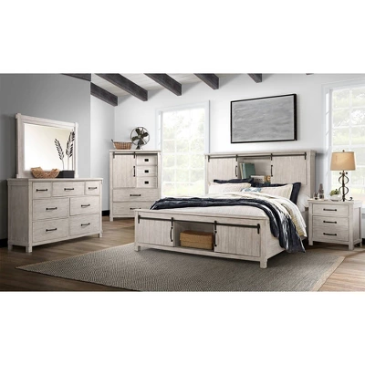 5pc King Jack Platform Storage Bedroom Set White - Picket House Furnishings 5 5pc King Jack Platform Storage Bedroom Set White - Picket House Furnishings - Image 5