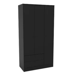 Denmark 3 Door And 2 Drawer Wardrobe - Chique -Baxton Studio Shop GUEST fd76c0b8 d781 42a2 84d9 2da3f47ce0a2