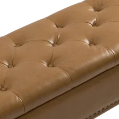 Arnold Upholstered Flip Top Storage Bench With Tufted Design | ARTFUL LIVING DESIGN -Baxton Studio Shop GUEST fdd880c1 cc6c 46b4 8395 9dc8305c7447