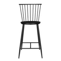 26" Bryce Counter Height Barstool Black - OSP Home Furnishings -Baxton Studio Shop GUEST fe2a459c 63d7 49ad 8493 a533bfe2155b