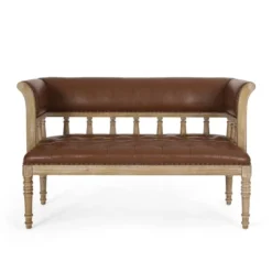 Loyning Traditional Upholstered Tufted Loveseat - Christopher Knight Home -Baxton Studio Shop GUEST febd12e2 ea82 4c94 8530 e6cebd8d64f3