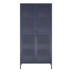 Channing Tall 2 Door Storage Cabinet Mesh Metal Locker - Novogratz 25 Channing Tall 2 Door Storage Cabinet Mesh Metal Locker - Novogratz -Baxton Studio Shop GUEST ff9e9966 bc8e 4375 b031 361165345486