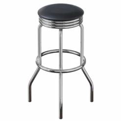 2pc Summit Swivel Stools Metal With Faux Leather Barstools Black - Winsome 8 2pc Summit Swivel Stools Metal With Faux Leather Barstools Black - Winsome -Baxton Studio Shop GUEST ffdf4b74 43af 4942 b0d6 61c9712516d7